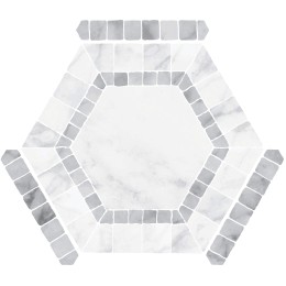 Керамогранит Monopole Ibiza White 22x25