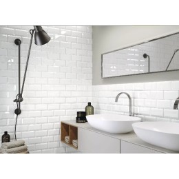 Керамическая плитка Biselado Blanco Brillo 7.5x15 см