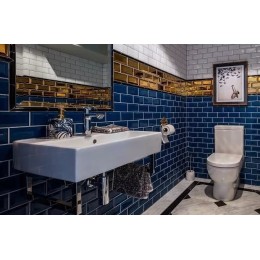 Керамическая плитка Biselado Cobalto Brillo 10x20 см