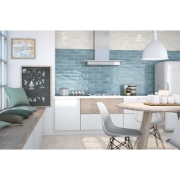 Керамическая плитка Decor Opal sky 7,5x30 см