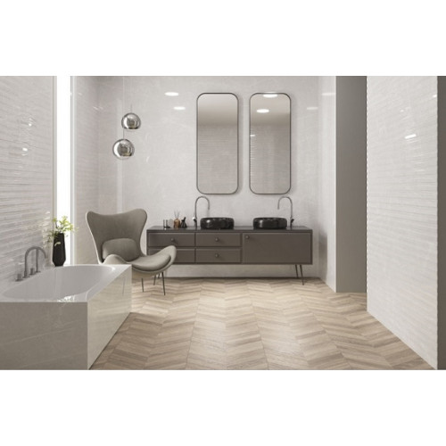 Керамическая плитка Cifre Ceramica Pietra white 33,3x100