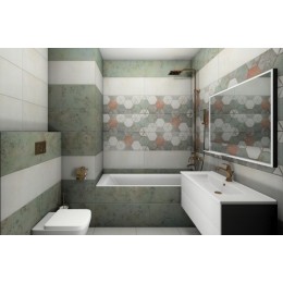 Керамическая плитка Vulkan Hex 35x90