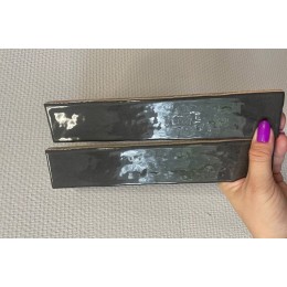 Керамическая плитка Kalon antracite brillo 5x25 см