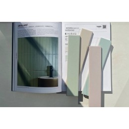 Керамическая плитка Brillant blue brillo 5x25 см