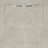 Душевой поддон Geometrics Taupe Line Slope 90x90