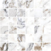 Керамогранит Глазурованный 5x5 Marble-X Мозаика Бреча Капрайа Белый Лаппато Ректификат