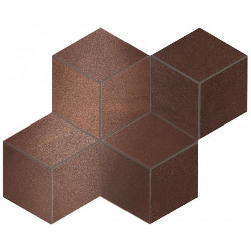 Керамогранит Неглазурованный Blaze Corten Mosaico Esagono Lapp