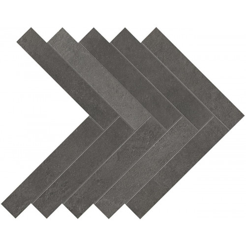 Керамогранит Неглазурованный Dwell Smoke Herringbone 36,2x41,2