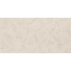 Настенная плитка глазурованная 3D Wall Carve Leaf Ivory 40x80