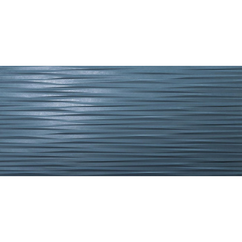 Настенная плитка глазурованная Mek 3D U.Blade Blue 50x120