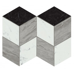 Marvel Stone Mosaico Esagono Geo Cold 25,4x35,2 Lapp.