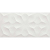 Настенная плитка глазурованная 3D Diamond White Matt 40x80