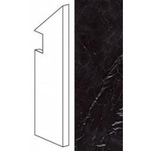 Керамогранит Неглазурованный Marvel Stone Nero Marquina Battiscopa Sag. Dx 7,2х30