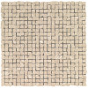 Настенная плитка глазурованная Marvel Stone Desert Beige Tumbled Mosaic 30х30