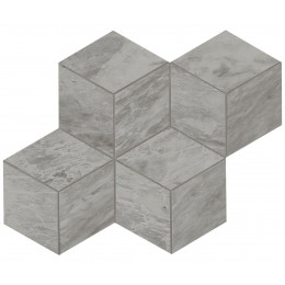 Marvel Stone Bardiglio Grey Mosaico Esag. 30*35 Lapp.