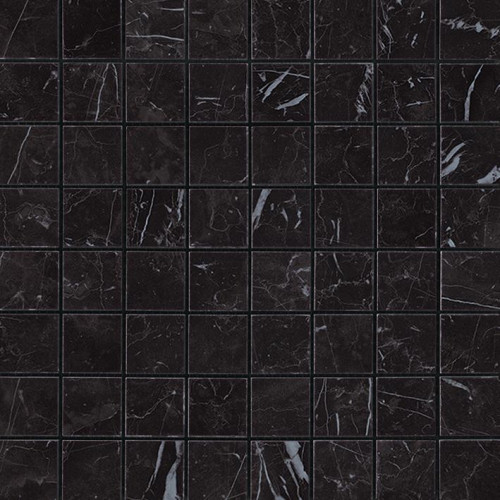 Керамогранит Неглазурованный Marvel Stone Nero Marquina Mosaico 30x30 Matt