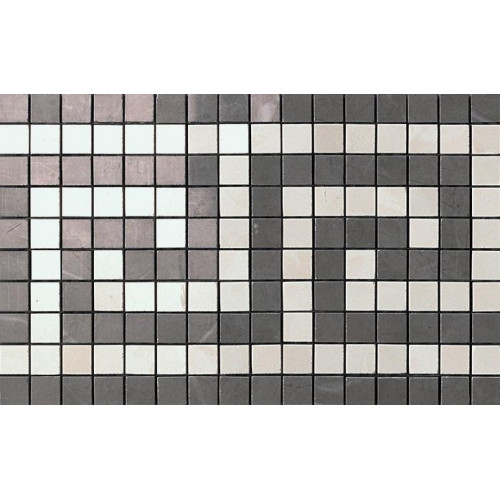 Керамогранит Неглазурованный Marvel Grey/Moon Greca Mosaico 18.5х30